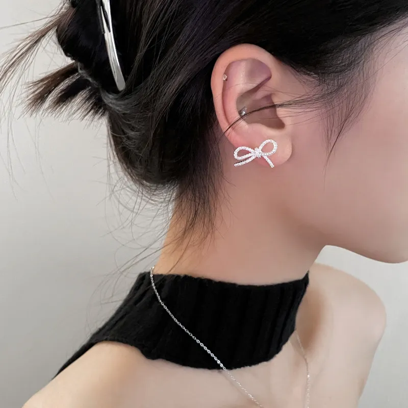 EAR PARTNER 925 Sterling Silver Stud Earrings Women's-1