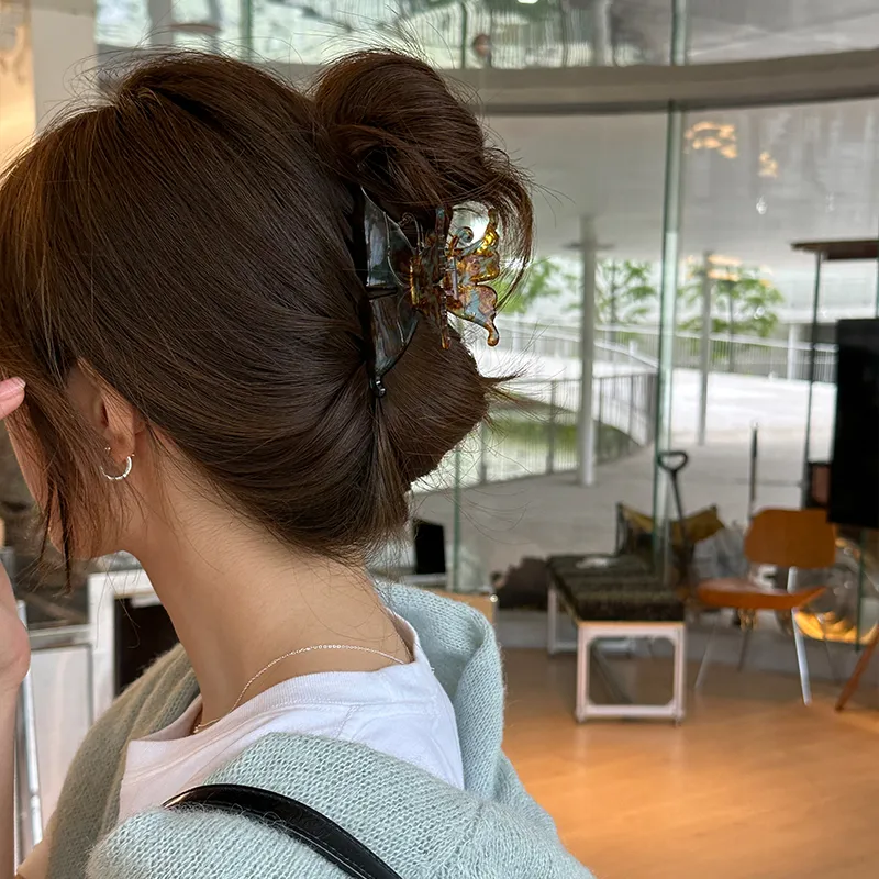 EAR PARTNER Acetate Hair Clips Women's-3