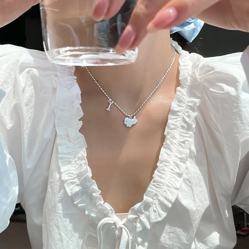 EAR PARTNER 925 Sterling Silver Necklaces Women's-2