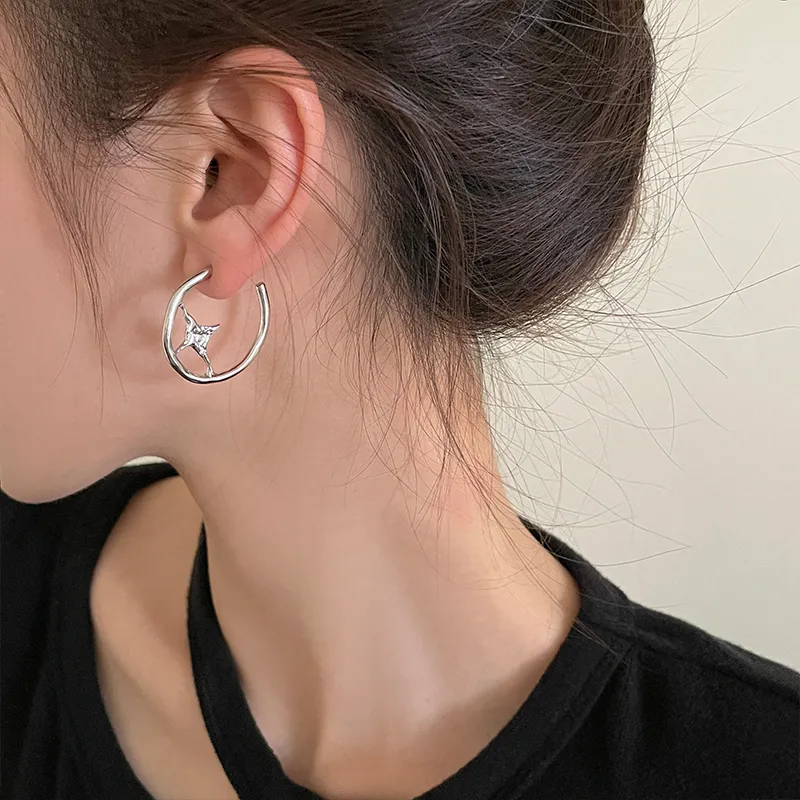EAR PARTNER Copper Earrings Women's-2