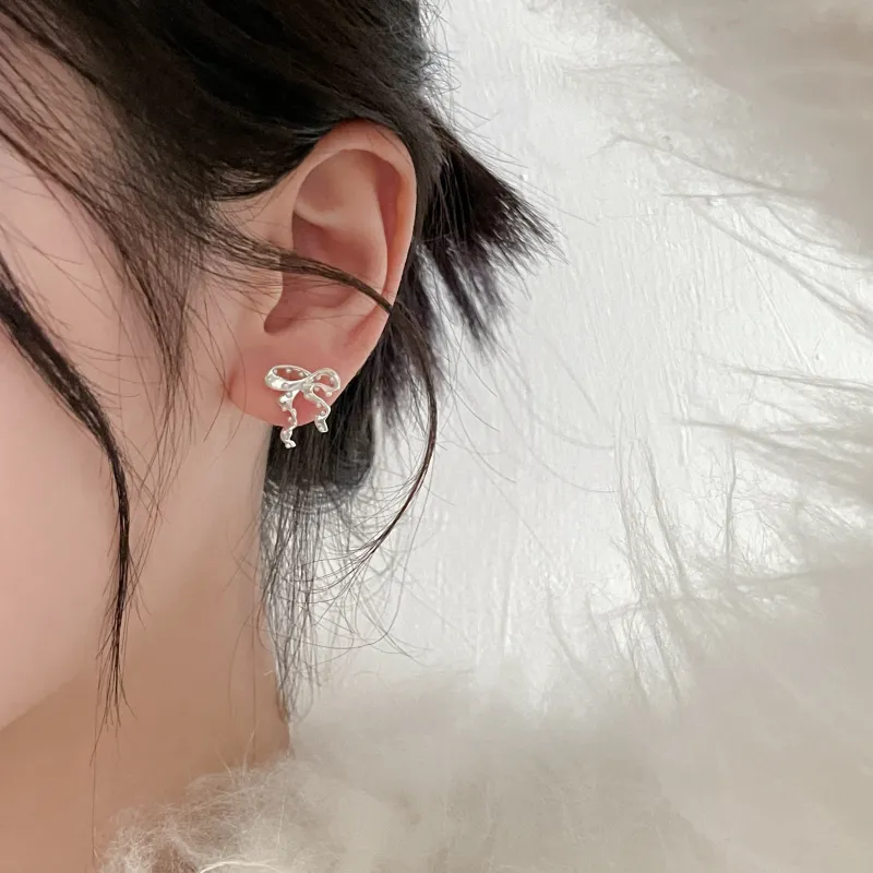 EAR PARTNER 925 Sterling Silver Stud Earrings Women's-1