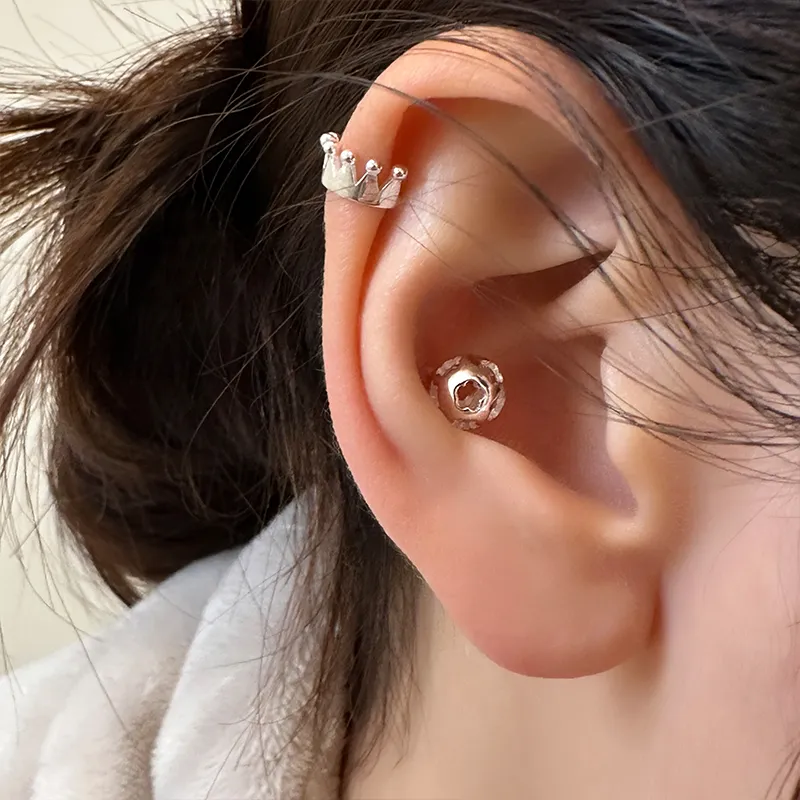 EAR PARTNER 925 Sterling Silver Earrings Women's-1