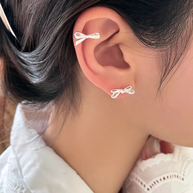 EAR PARTNER 925 Sterling Silver Stud Earrings Women's-2