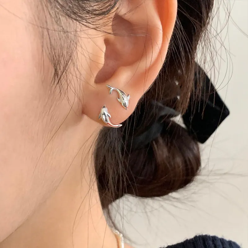 EAR PARTNER 925 Sterling Silver Stud Earrings Women's-6