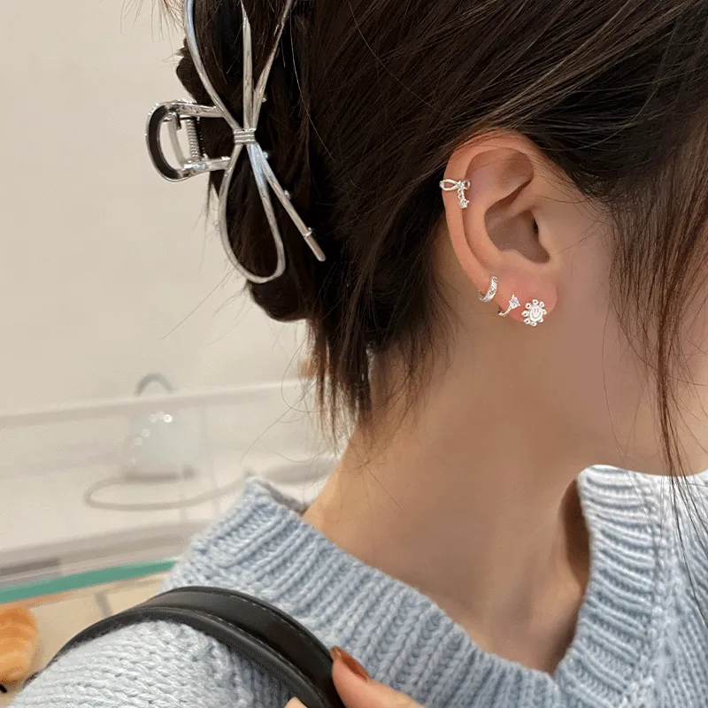 EAR PARTNER 999 Fine Silver Earrings Women's-1