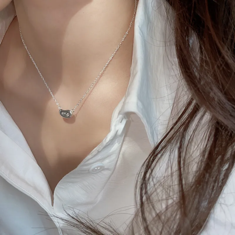EAR PARTNER 925 Sterling Silver Necklaces Women's-5