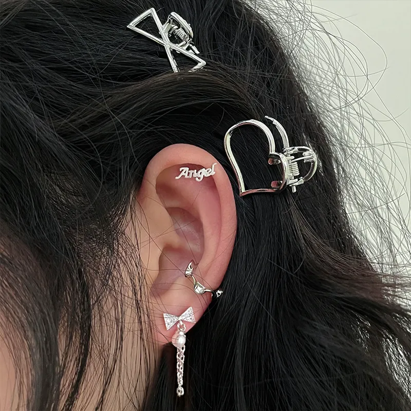 EAR PARTNER 925 Sterling Silver Stud Earrings Women's-3