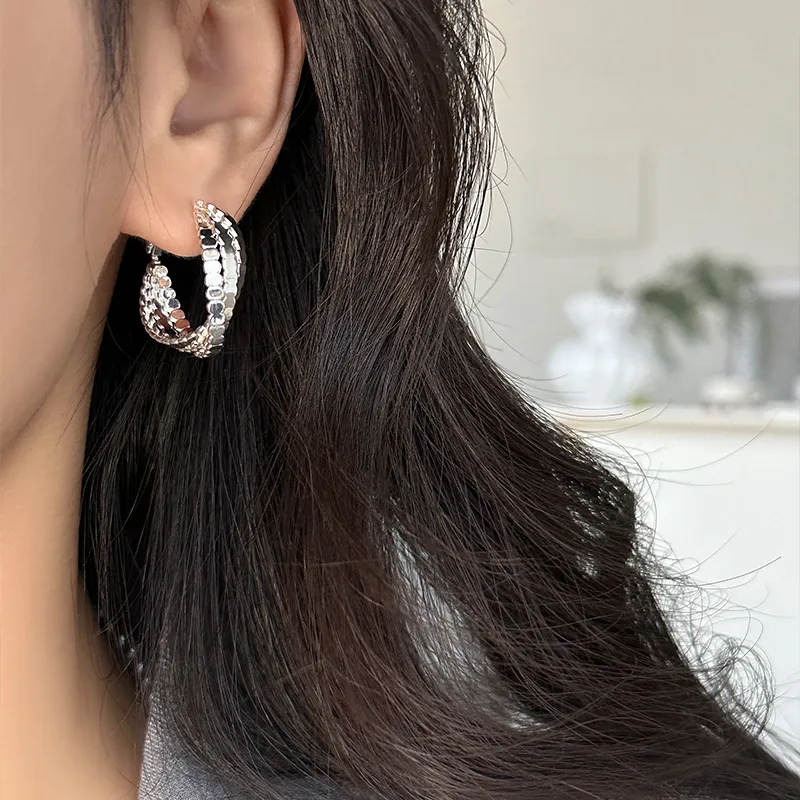 EAR PARTNER Copper Earrings Women's-5