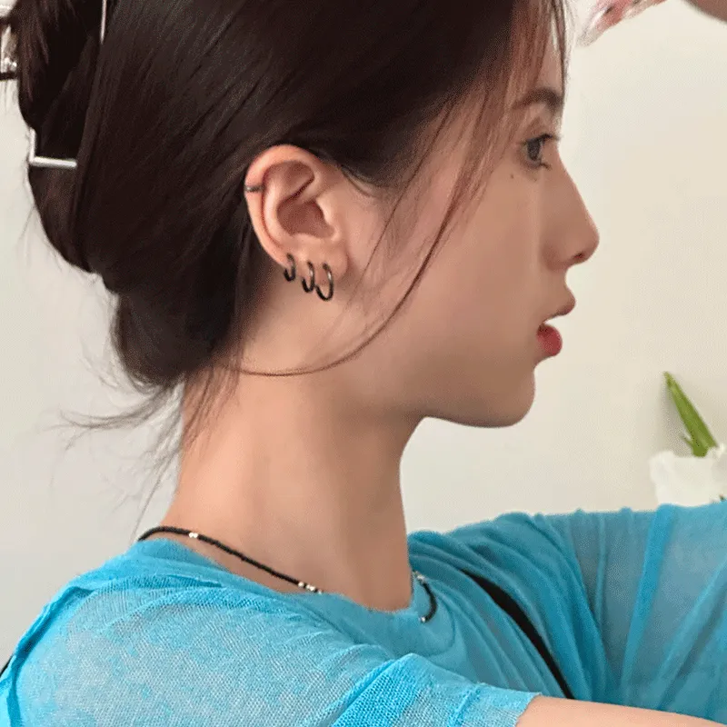 EAR PARTNER 999 Fine Silver Earrings Unisex-5