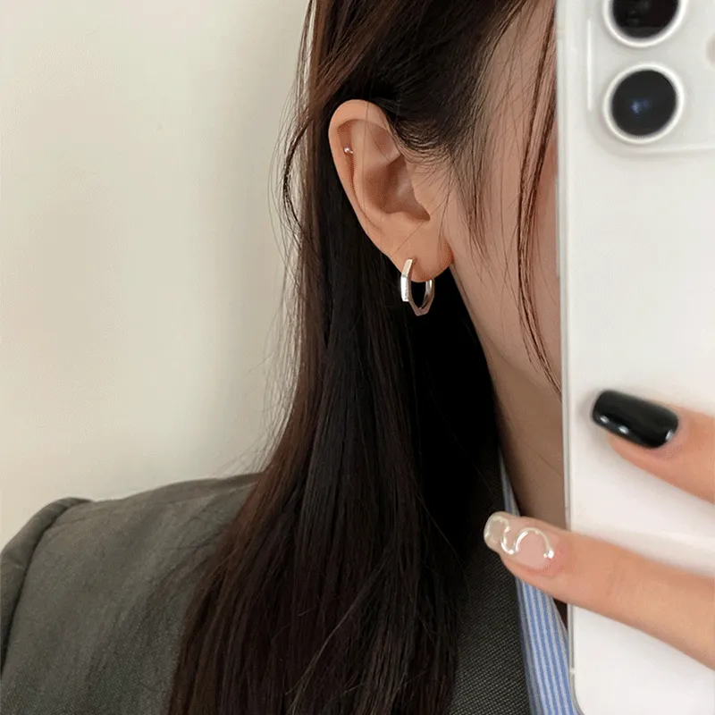 EAR PARTNER 999 Fine Silver Earrings Unisex-1