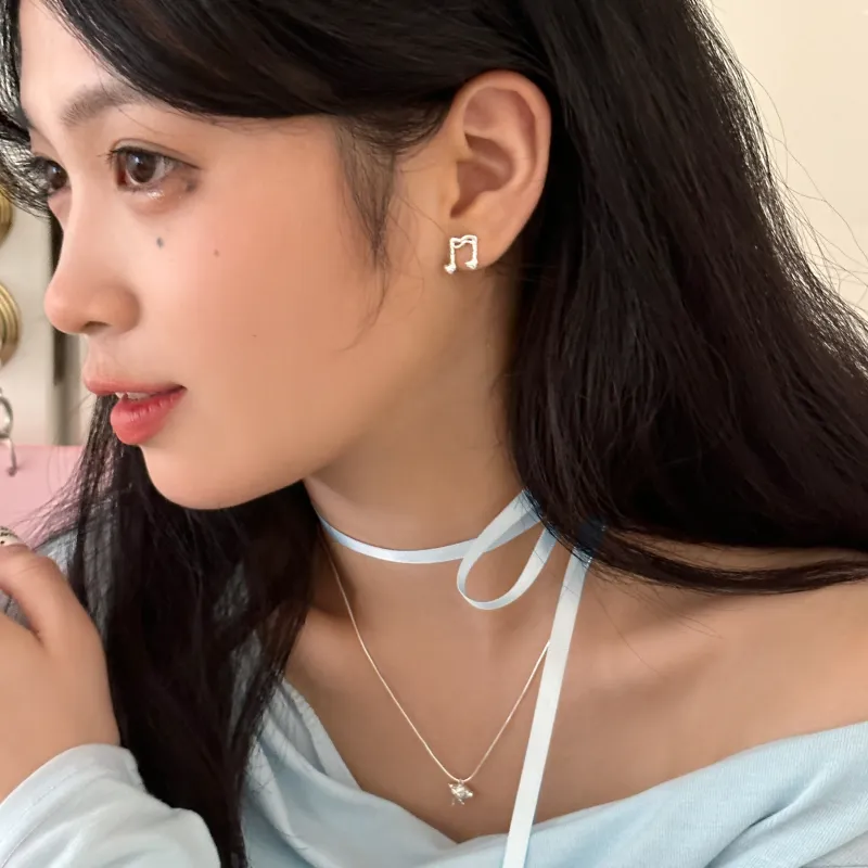 EAR PARTNER 925 Sterling Silver Stud Earrings Women's-3