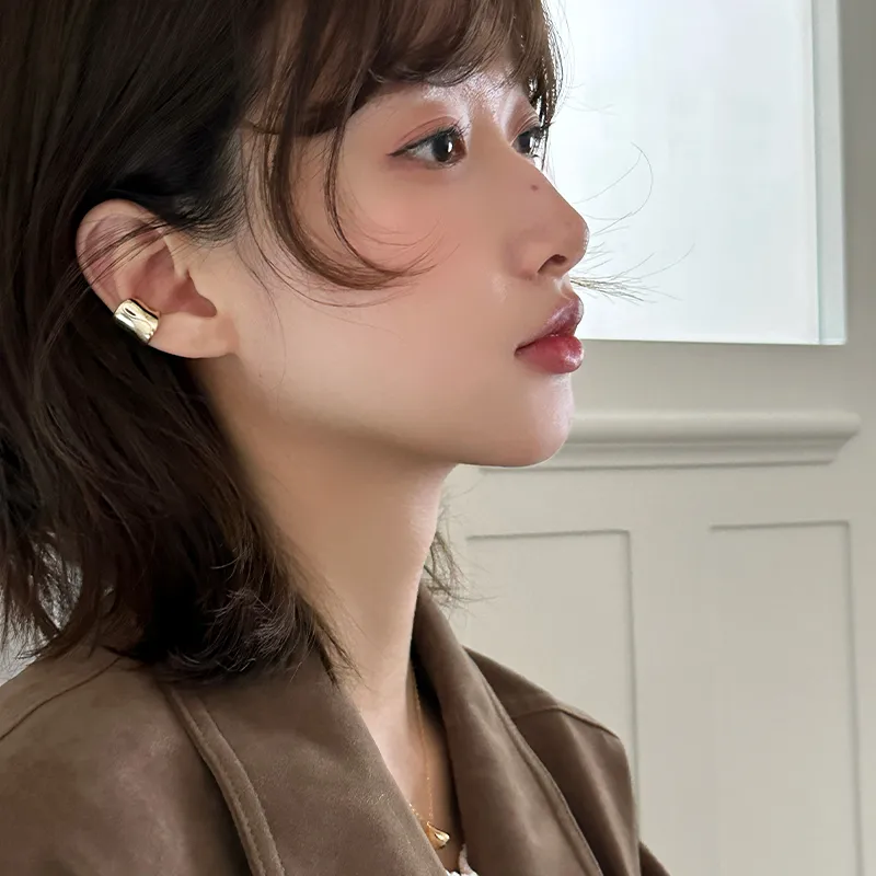 EAR PARTNER Copper Clip On Earrings Women's-2