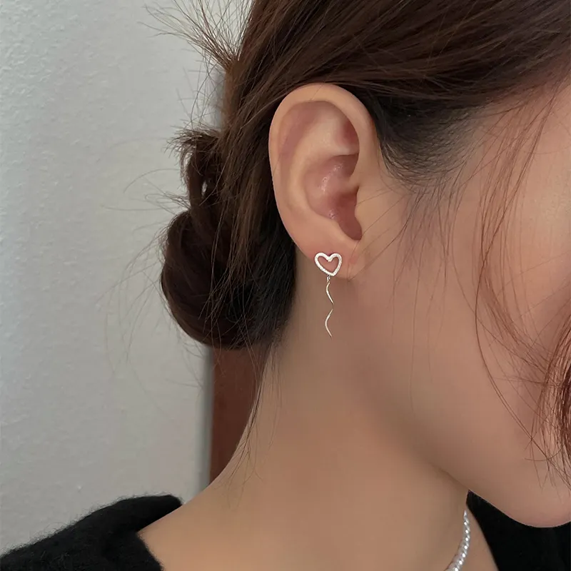 EAR PARTNER 999 Fine Silver Drop Earrings Women's-1