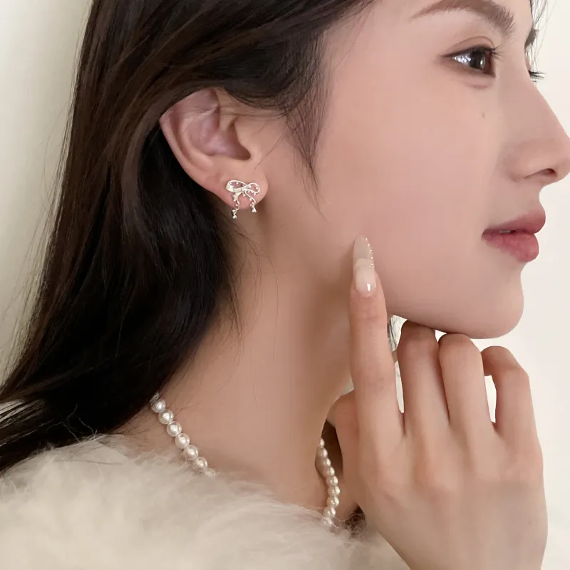 EAR PARTNER 925 Sterling Silver Stud Earrings Women's-2