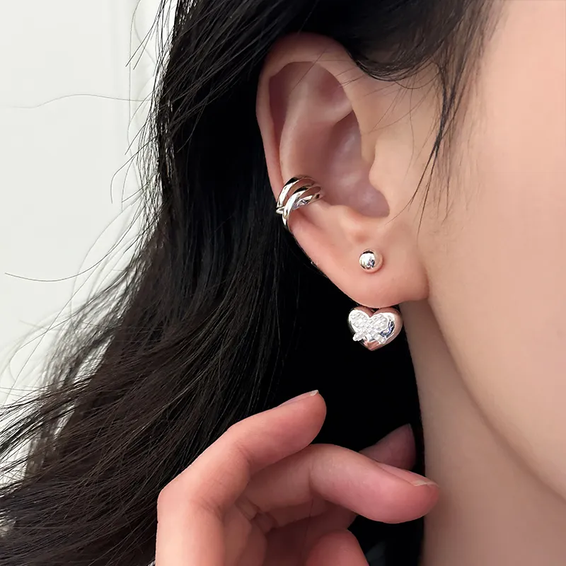 EAR PARTNER Copper Clip On Earrings Women's-7