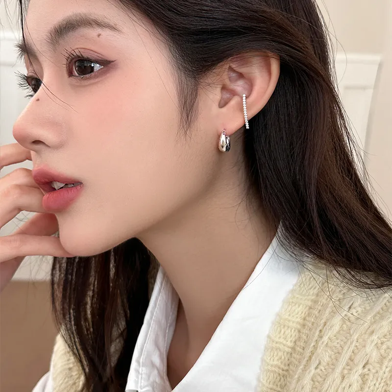 EAR PARTNER 925 Sterling Silver Earrings Women's-1