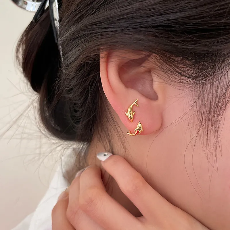 EAR PARTNER 925 Sterling Silver Stud Earrings Women's-1