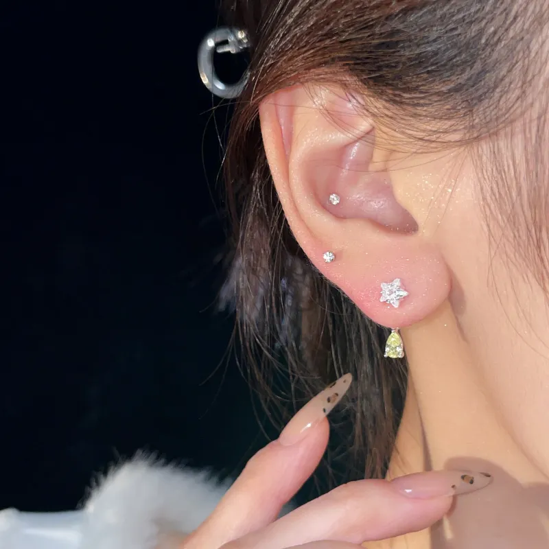 EAR PARTNER 925 Sterling Silver Earrings Women's-1