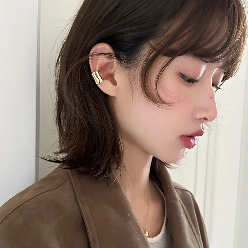 EAR PARTNER Copper Clip On Earrings Women's-1