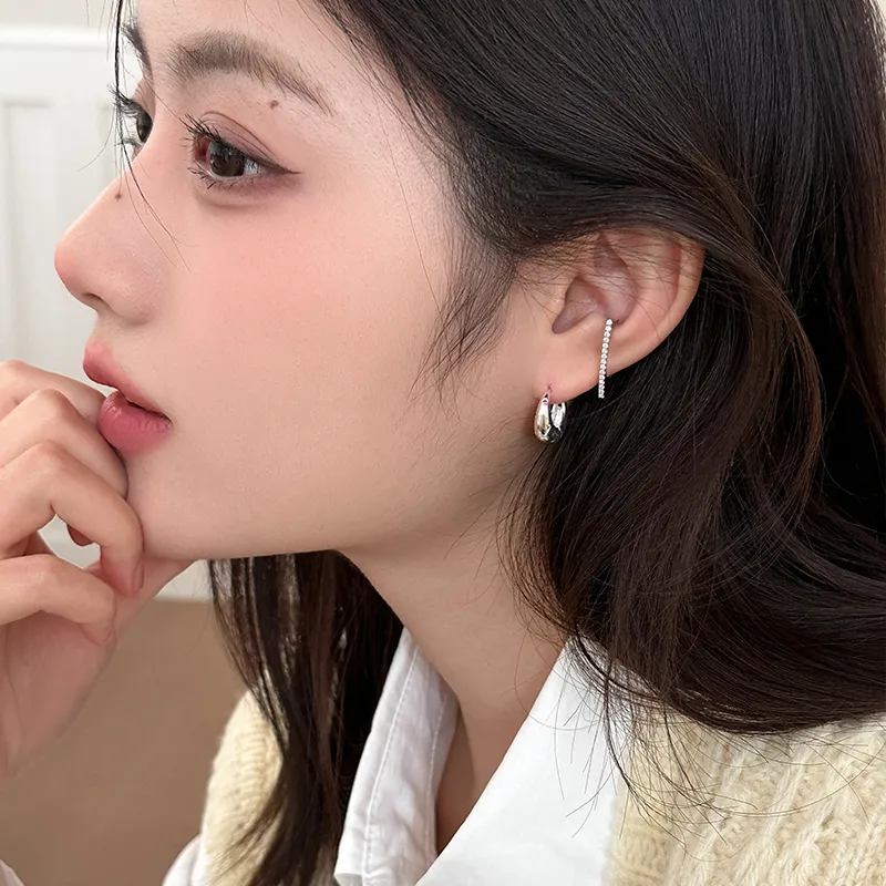 EAR PARTNER 925 Sterling Silver Earrings Women's-2