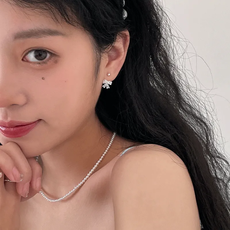 EAR PARTNER 925 Sterling Silver Stud Earrings Women's-1
