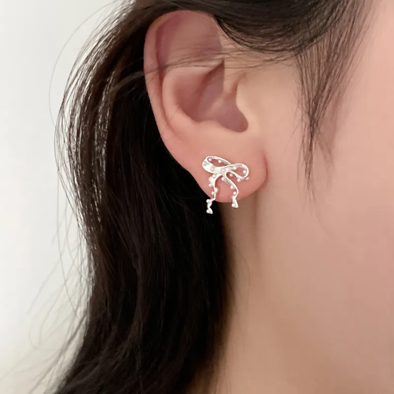 EAR PARTNER 925 Sterling Silver Stud Earrings Women's-3