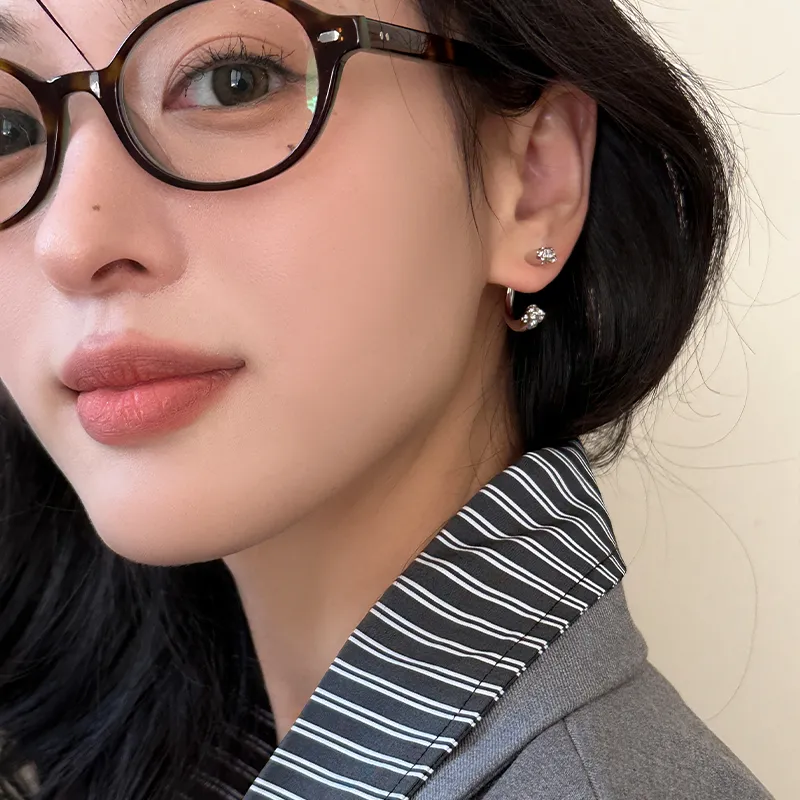 EAR PARTNER 925 Sterling Silver Earrings Women's-6
