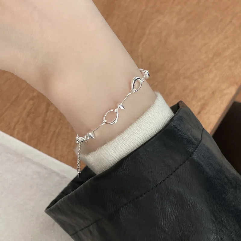 EAR PARTNER 925 Sterling Silver Bracelets Women's-2