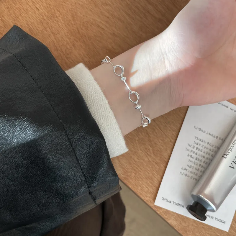 EAR PARTNER 925 Sterling Silver Bracelets Women's-4