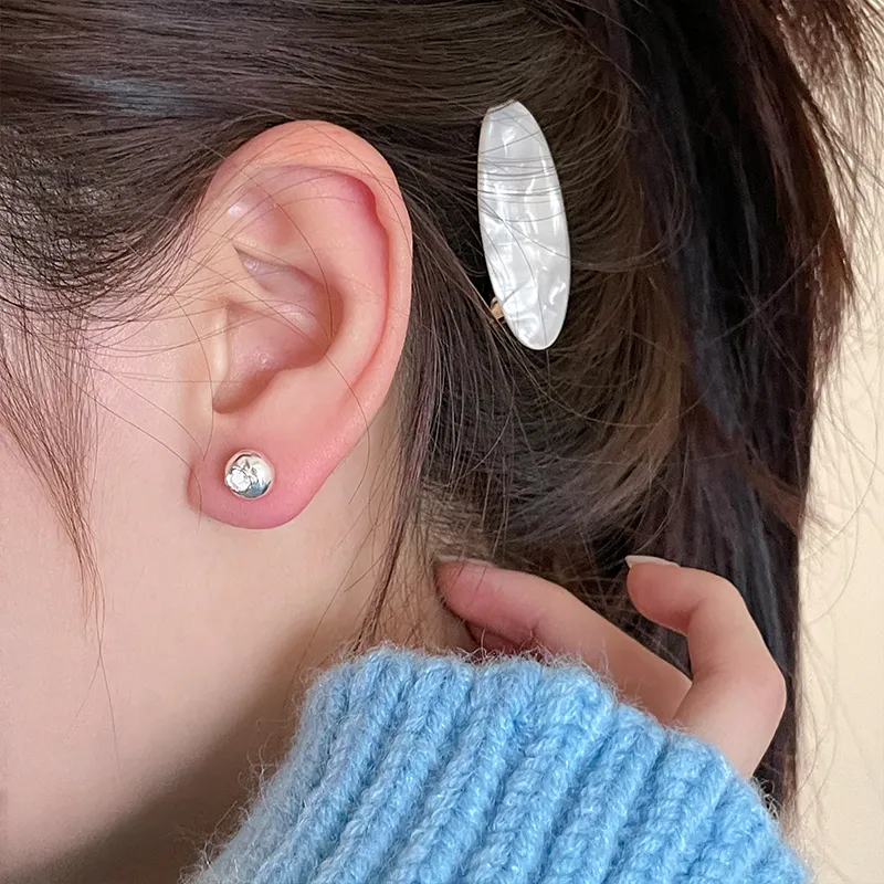 EAR PARTNER Copper Stud Earrings Women's-2