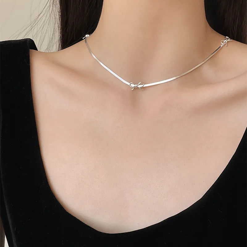 EAR PARTNER 925 Sterling Silver Necklaces Women's-1