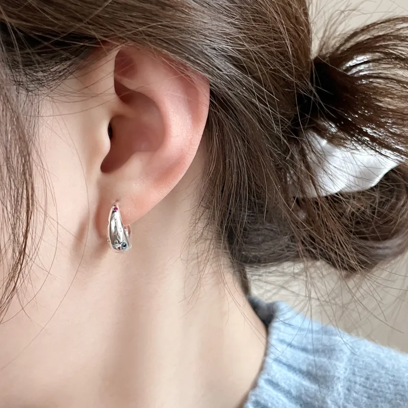 EAR PARTNER 925 Sterling Silver Earrings Women's-4