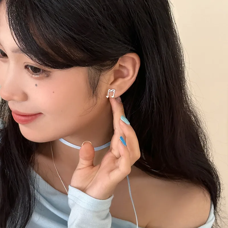 EAR PARTNER 925 Sterling Silver Stud Earrings Women's-2