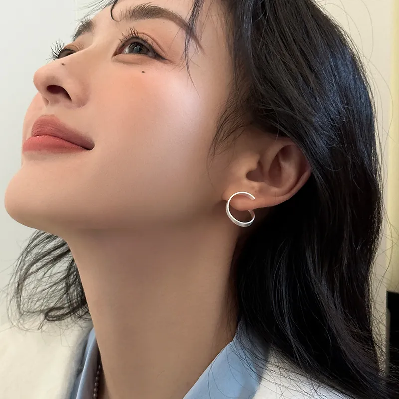 EAR PARTNER 925 Sterling Silver Stud Earrings Women's-4