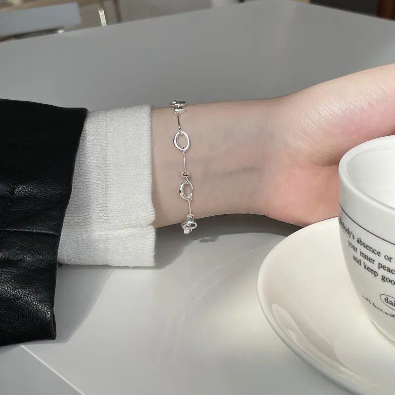 EAR PARTNER 925 Sterling Silver Bracelets Women's-5