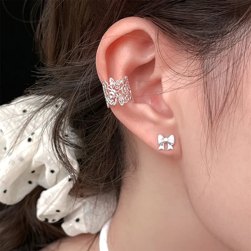 EAR PARTNER 925 Sterling Silver Stud Earrings Women's-2