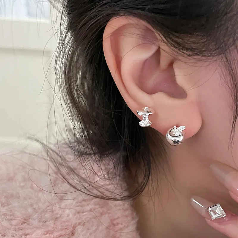 EAR PARTNER 925 Sterling Silver Stud Earrings Women's-2
