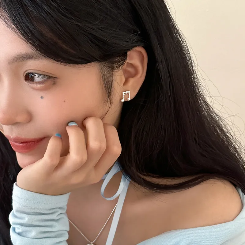 EAR PARTNER 925 Sterling Silver Stud Earrings Women's-1