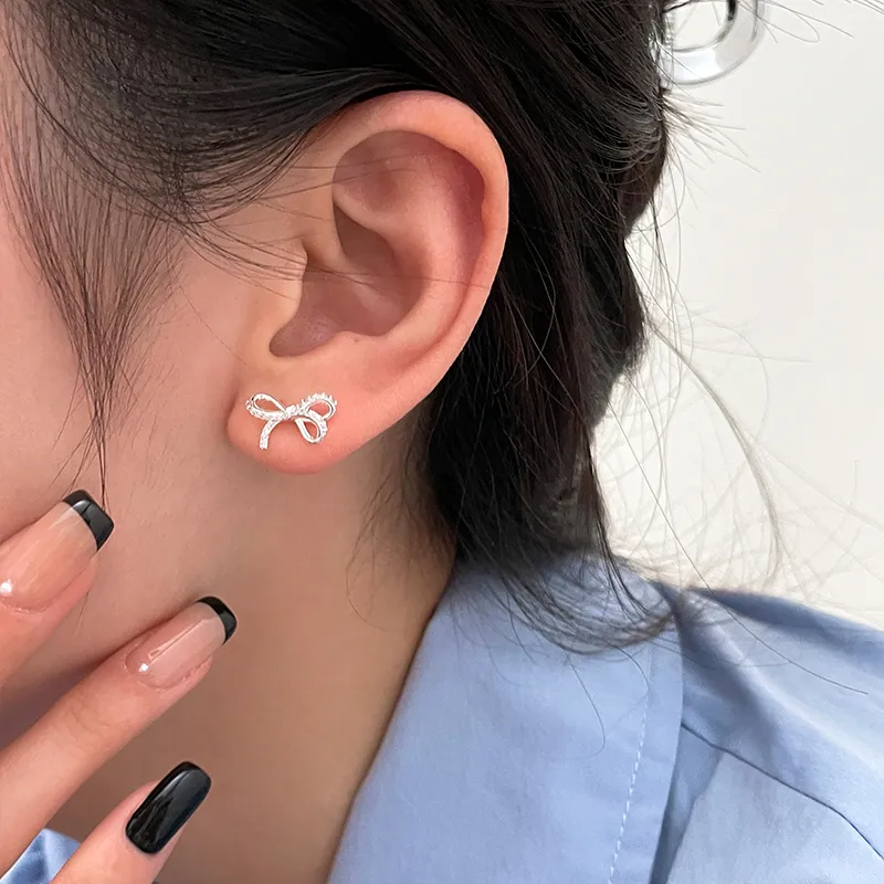 EAR PARTNER 925 Sterling Silver Stud Earrings Women's-4