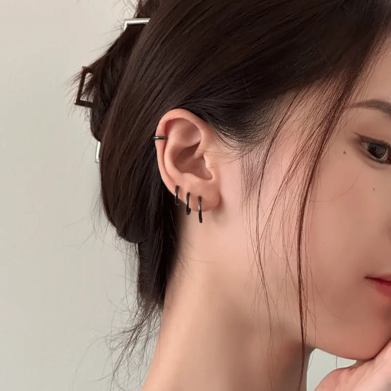 EAR PARTNER 999 Fine Silver Earrings Unisex-1