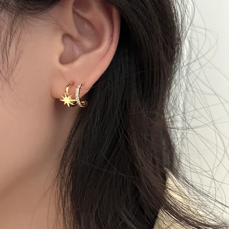 EAR PARTNER Copper Earrings Women's-6