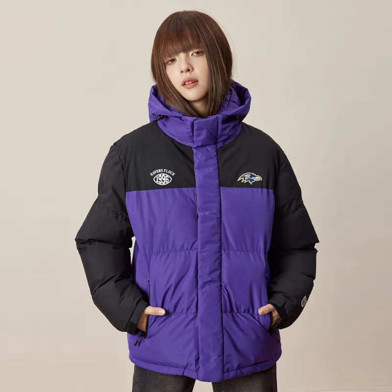 NFL Puffer Jacket Unisex Purple-5