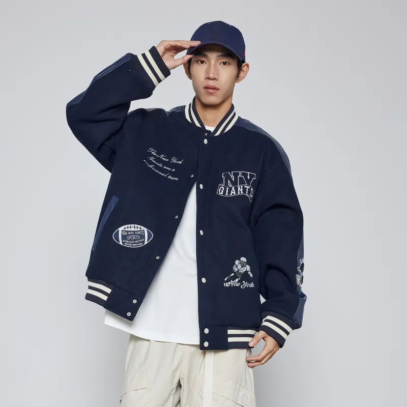 NFL Puffer Jacket Unisex Dark Blue-2