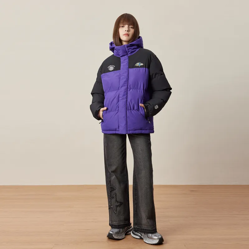 NFL Puffer Jacket Unisex Purple-7