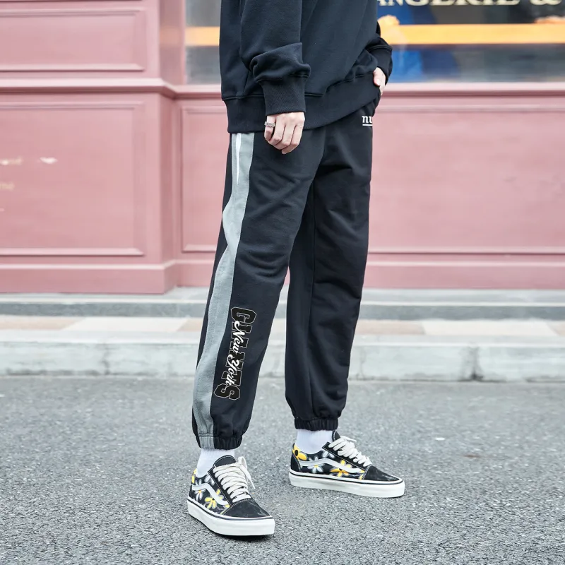 NFL Knitted Sports Pants Unisex Black-5