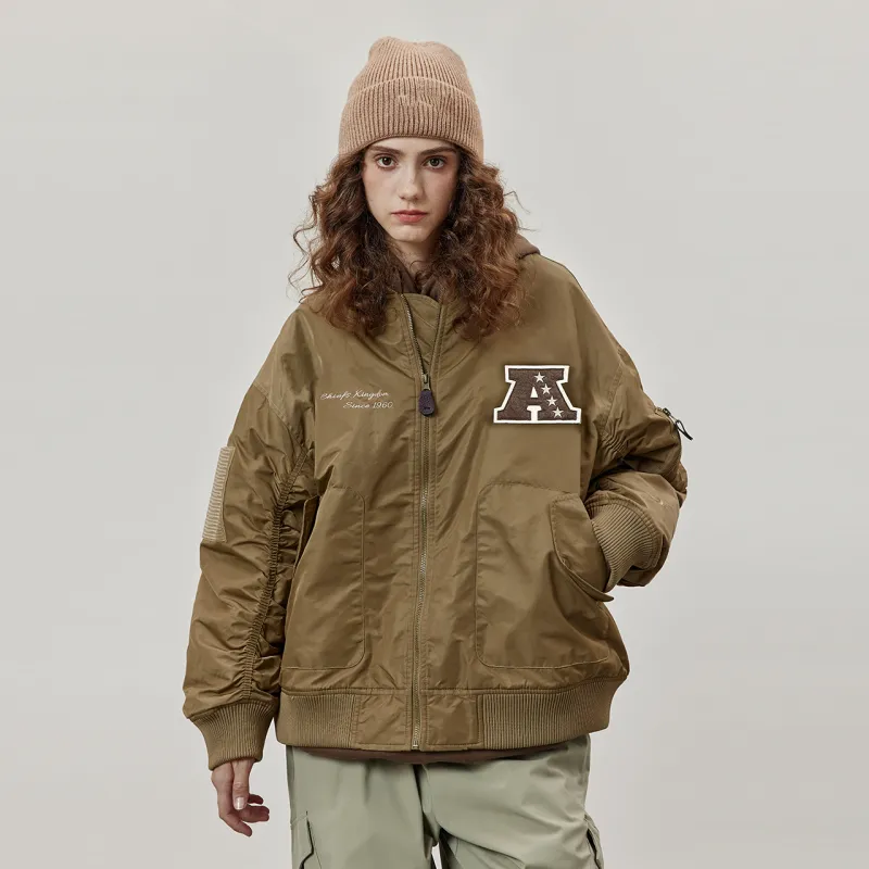 NFL Puffer Jackets Unisex Brown-5