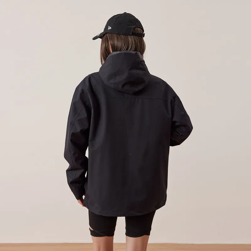 NFL Waterproof And Windproof Windbreaker Jacket Unisex Black-1