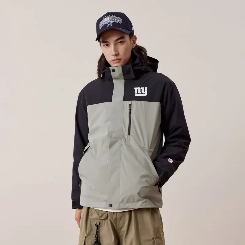 NFL Waterproof And Windproof Windbreaker Jacket Unisex Grass Green Black And Green-5