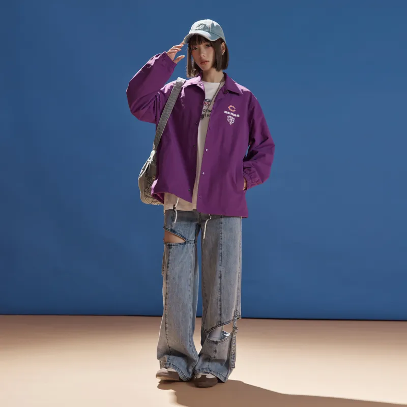 NFL Jackets Coats Unisex Purple-4