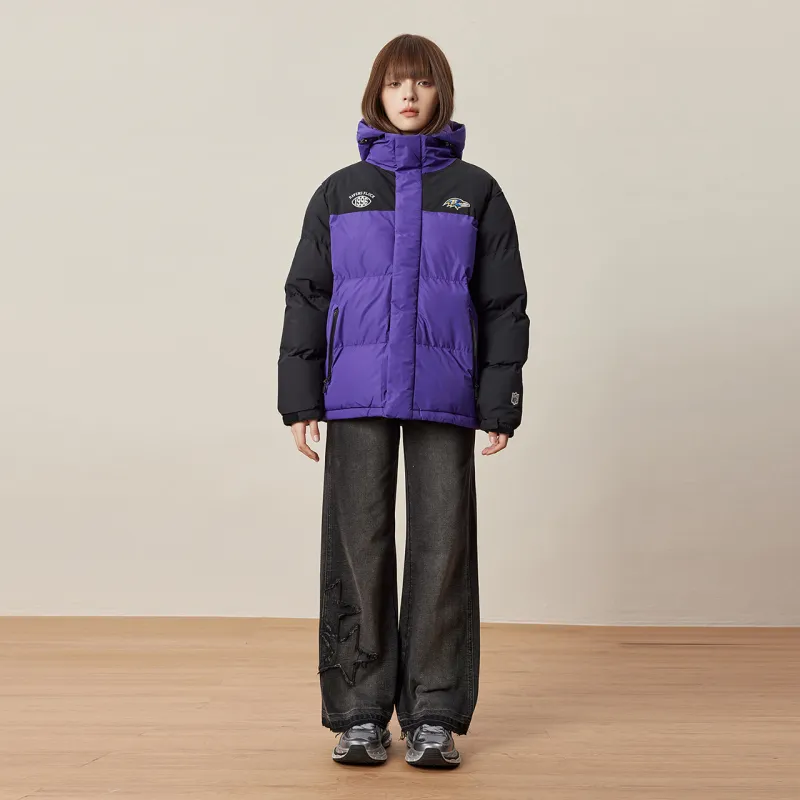 NFL Puffer Jacket Unisex Purple-4
